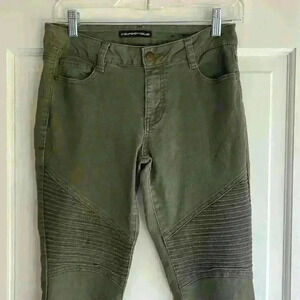 Green Moto pant